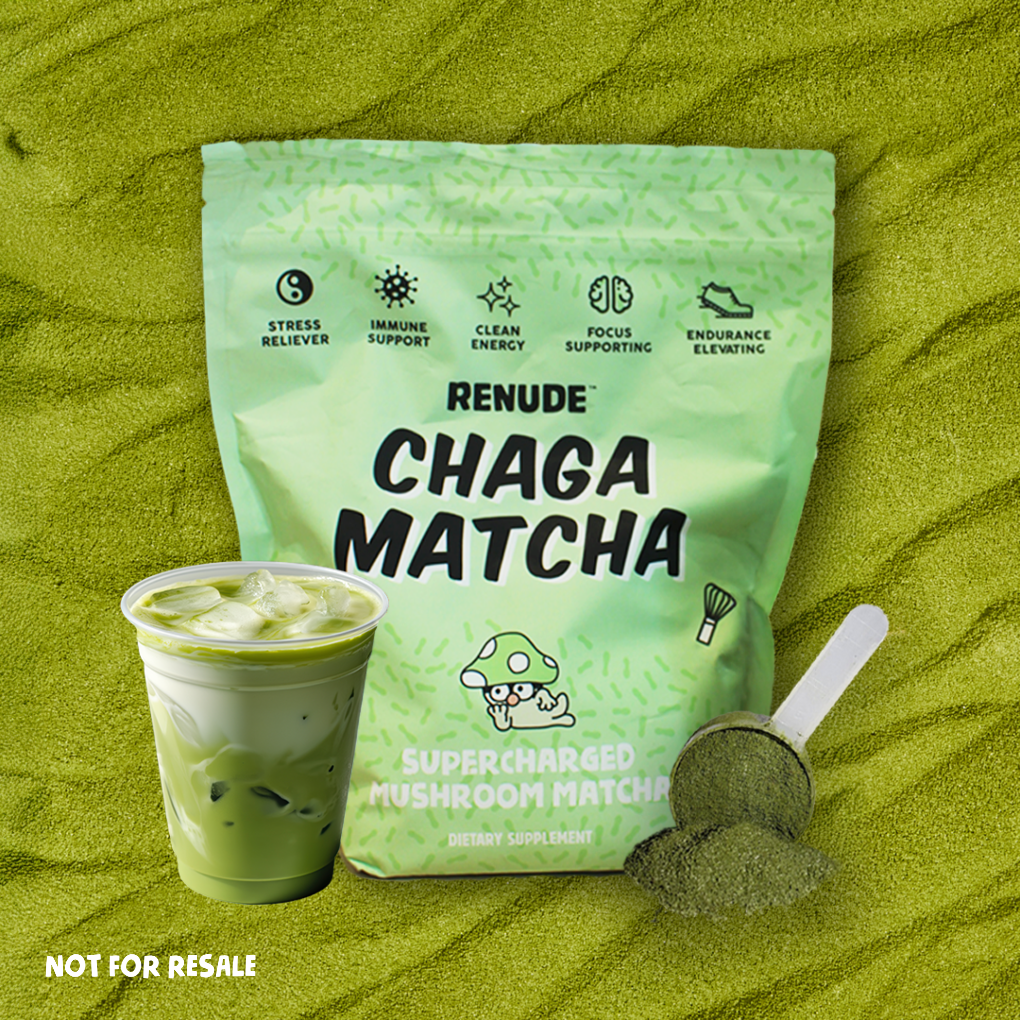 Chaga Matcha 1kg Bag – Renude Wholesale